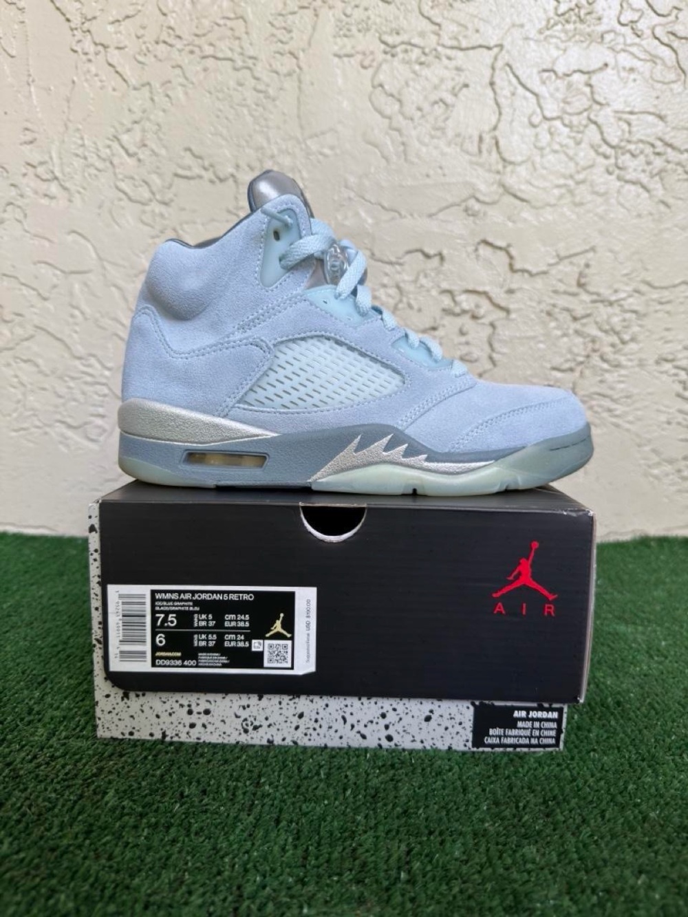 Jordan 5 Retro Shoes in Light Blue